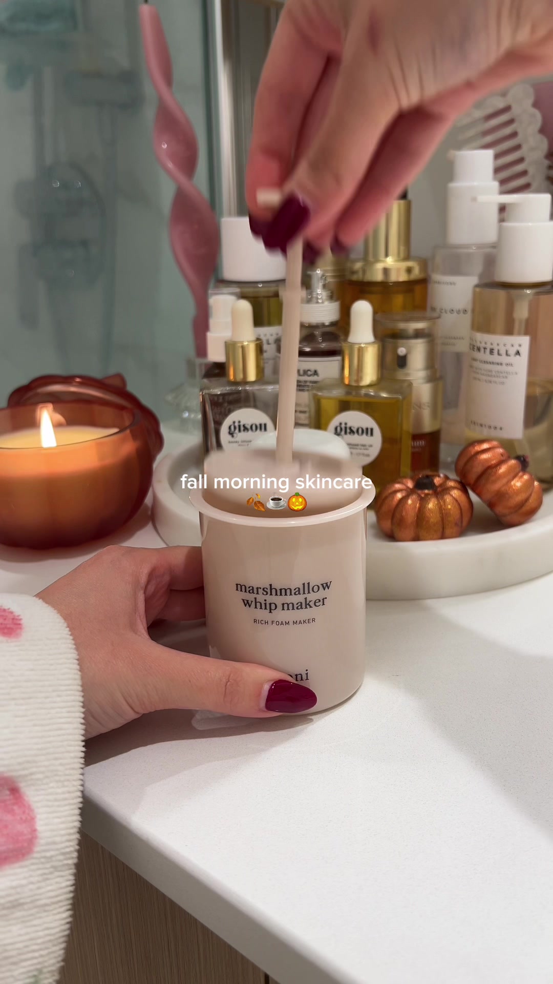 vanessa🎀 beauty routine video thumbnail