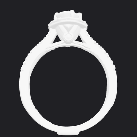 AI-generated 3D model of the ring rotating — image to 3D object