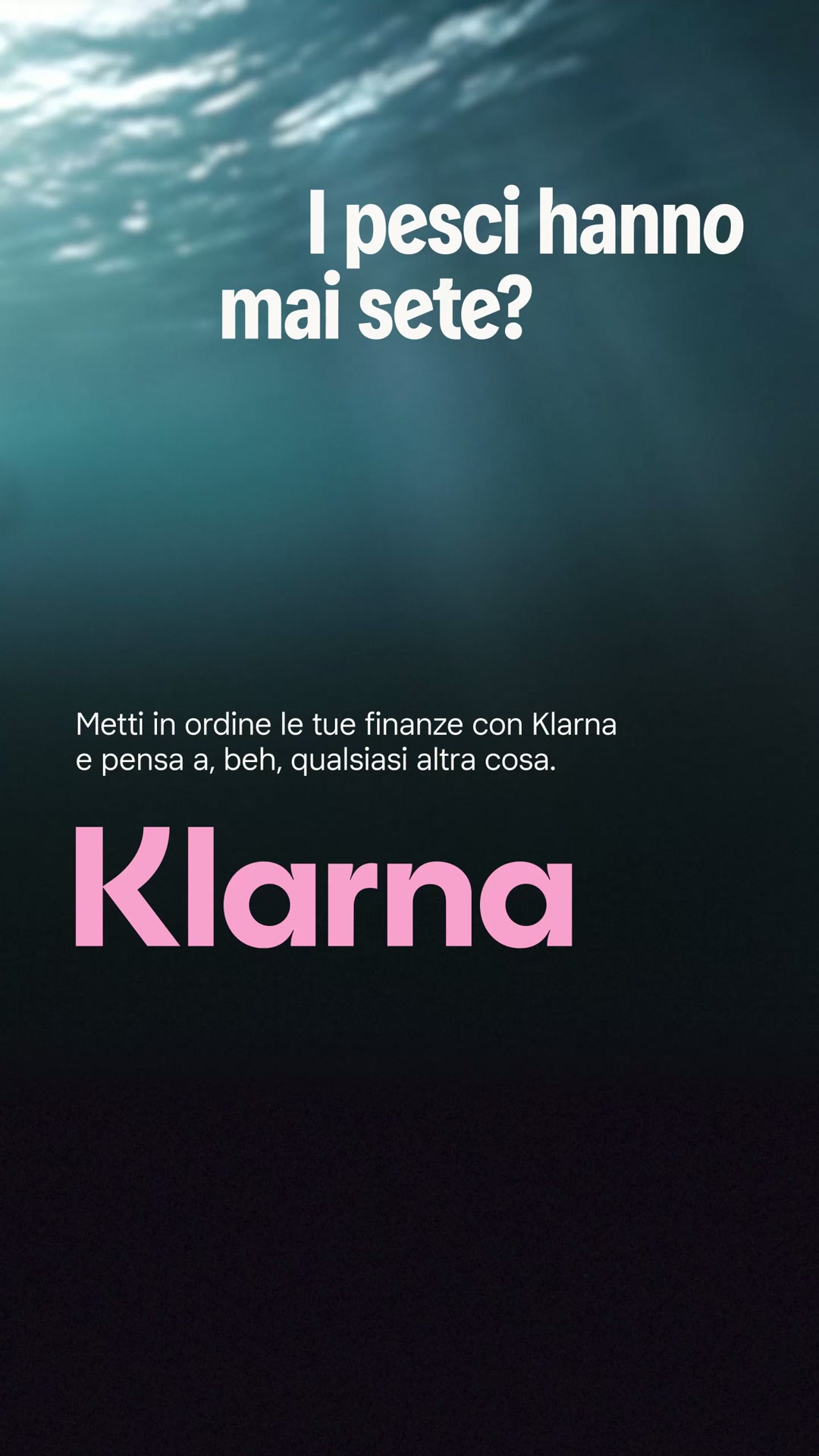 An ad by Klarna