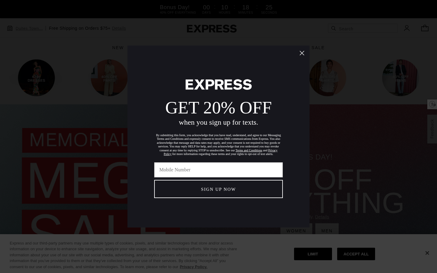 Express screenshot