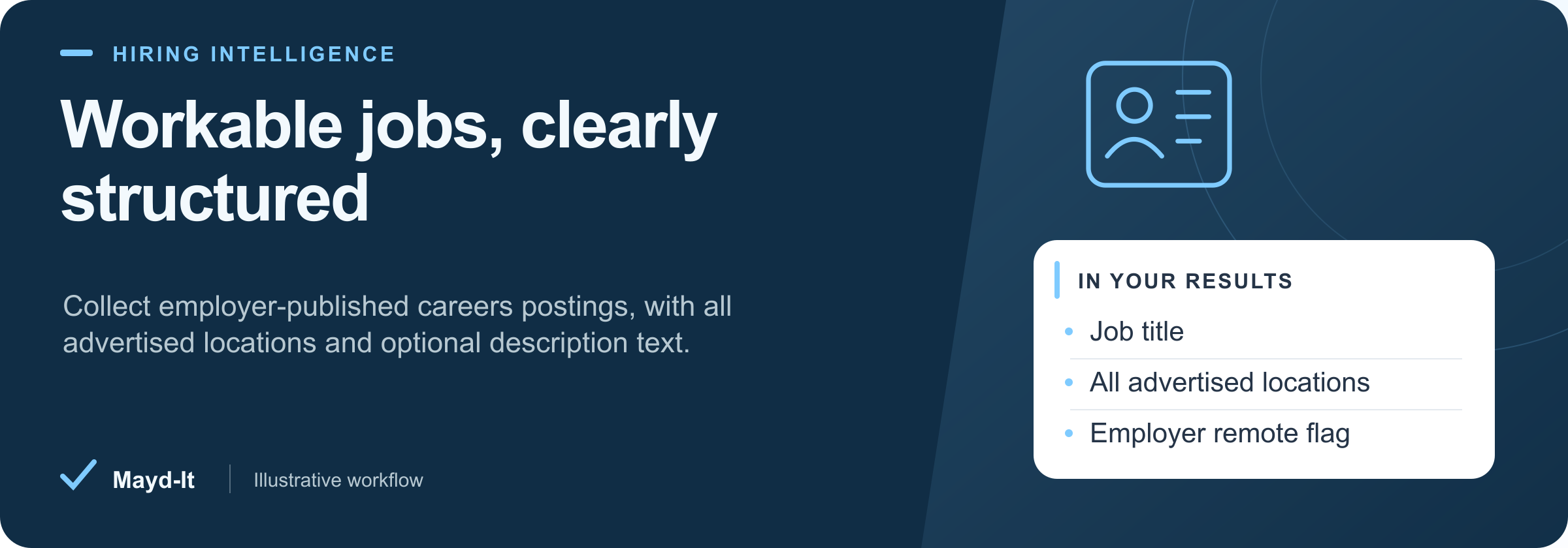 Workable jobs, clearly structured — illustrative workflow