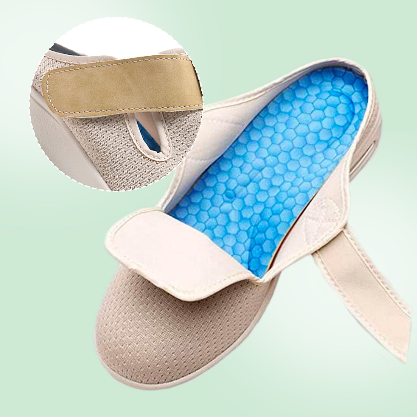 Adjustable velcro strap for a custom fit