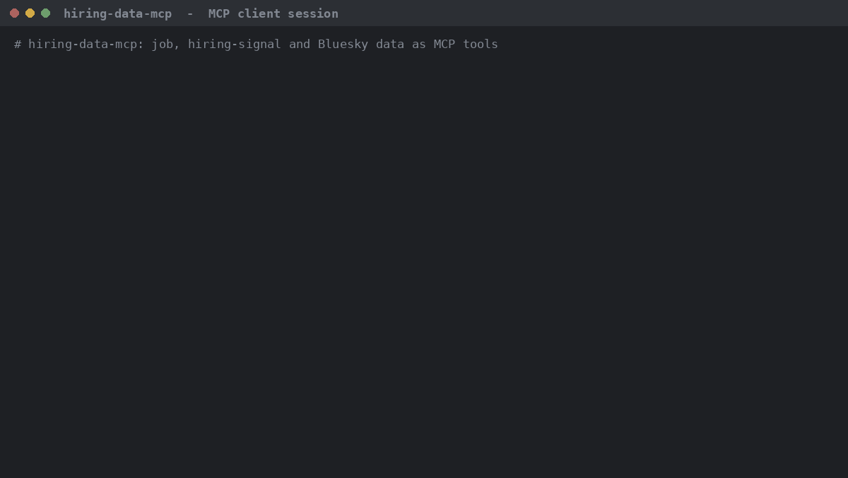 hiring-data-mcp demo