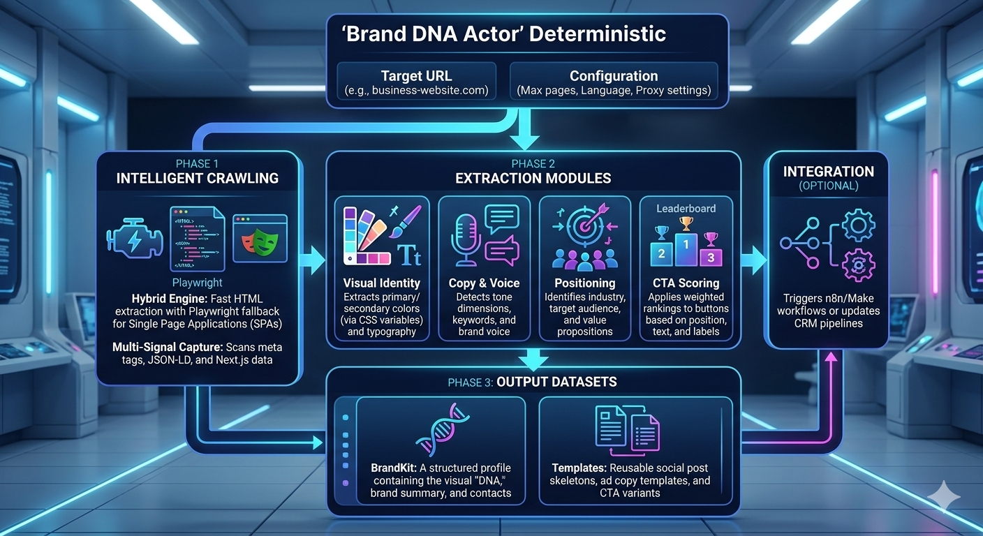 Brand DNA visual concept